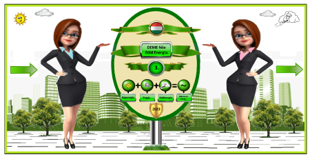 Megújuló energiákat hasznosító pneumatikus energiával működő  hibrid technológia.